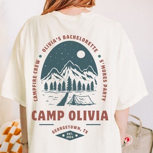 Camp Bachelorette Shirt Custom Camping Bachelorette Shirt Bachelorette T-Shirt Bachelorette Party Shirt Summer Camp Bach Hiking Bachelorette