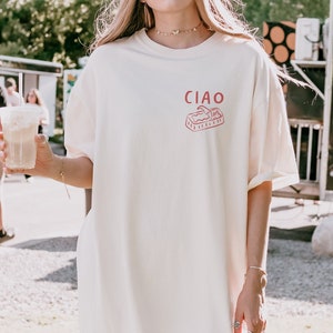 Ciao Shirt Tinned Fish Shirt Sardines Shirt Tomato Girl Shirt Tomato Girl Summer Italia Shirt Girl Dinner Shirt Sardine Shirt Preppy Stuff