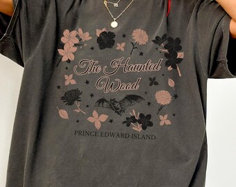 Anne of Green Gables Shirt Anne of Green Gables Gifts Dark Cottage Core Shirt Librariancore Shirt Light Linocut Shirt Romantic Academia
