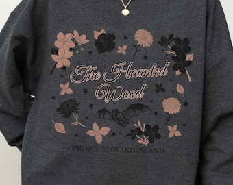 Anne Of Green Gables Sweatshirt Dark Cottage Core Light Academia Cottagecore Sweater Anne Of Green Gables Gifts Linocut Shirt Librariancore