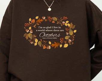 Anne Of Green Gables Sweatshirt Librariancore Light Academia Library Sweatshirt Literature Sweatshirt Anne Of Green Gables Gifts Fall