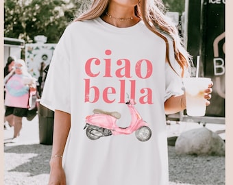 Ciao Bella Shirt Ciao Bella Clothing Italia Shirt La Dolce Vita Tomato Girl Summer Shirt Tomato Girl Shirt Italian Summer Shirt Ciao Shirt