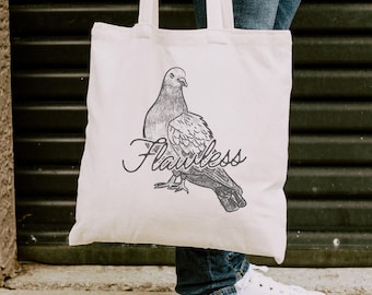 Pigeon Tote Bag Pigeon Gifts Bird Tote Oddly Specific Tote Bag Gen Z Tote Gift For Birders Birder Gift Bird Nerd Tote Bag Naturecore Tote