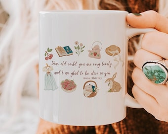 Anne Of Green Gables Mug Literature Mug Cottage Core Mug Literary Mug Bookish Things Book Lover Gift Ideas Light Academia Mug Cozy Mug