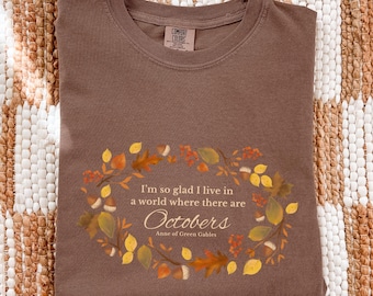 Anne of Green Gables Shirt Anne of Green Gables Gifts Librariancore Shirt Light Academia Shirt Romantic Academia Shirt Cottage Core Clothing