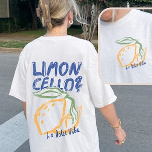 Limoncello Shirt Lemoncello La Dolce Vita Shirt Tomato Girl Summer Dolce Vita Shirt Italy Shirt Tomato Girl Shirt Italian Summer Lemon Shirt