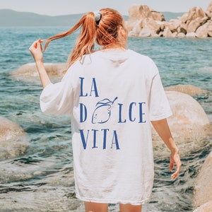 La Dolce Vita Shirt Dolce Vita T-Shirt Tomato Girl Shirt Tomato Girl Summer Coastal Grandma Shirt Citrus Coastal Granddaughter Shirt Amalfi