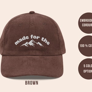 Granola Girl Hat Granola Girl Aesthetic Granola Girl Clothing Outdoorsy Gifts Granola Girl Things Corduroy Hat Outdoorsy Hat Hiking Hat