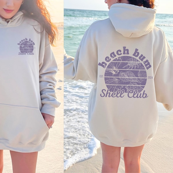 Beach Bum Hoodie Beachy Hoodies Coconut Girl Hoodie Ocean Inspired Style Beach Hoodie Ocean Beach Hoodie Coconut Girl Clothes Surf Hoodie