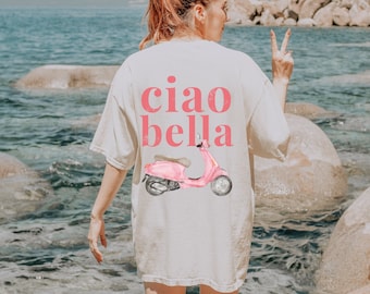 Ciao Bella Shirt Ciao Bella Clothing Italia Shirt La Dolce Vita Tomato Girl Summer Shirt Tomato Girl Shirt Italian Summer Shirt Ciao Shirt