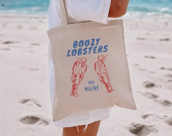 Lobster Tote Bag Fisherman Aesthetic Dirty Martini Tote Bag Maine Tote Eastcoast Tote Maine Bag Martini Bag Martini Tote Coastal Grandma