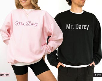 Jane Austen Halloween Couples Sweatshirt Pride And Prejudice Sweatshirt Jane Austen Gifts Prejudice Gifts Halloween Costume For Couples