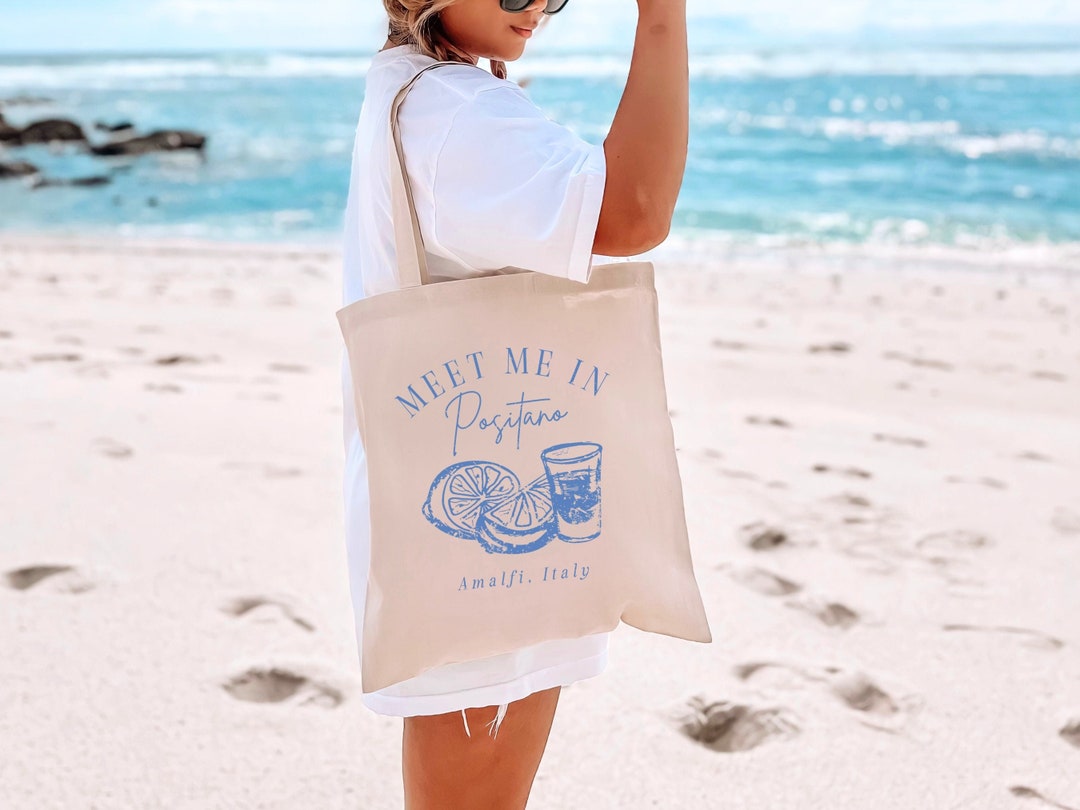 Limoncello Tote Bag Amalfi Coast Tote Bag Italy Tote Bag