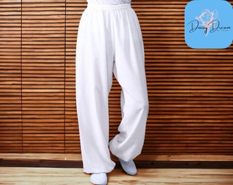 Women's Trousers Pants | Comfortable Linen Wear | Elastic-Waist