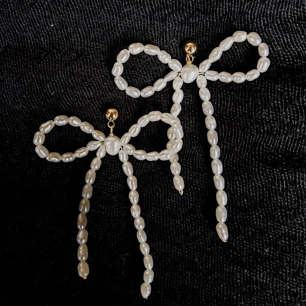 Boucle d'oreille perles naturelles top qualité