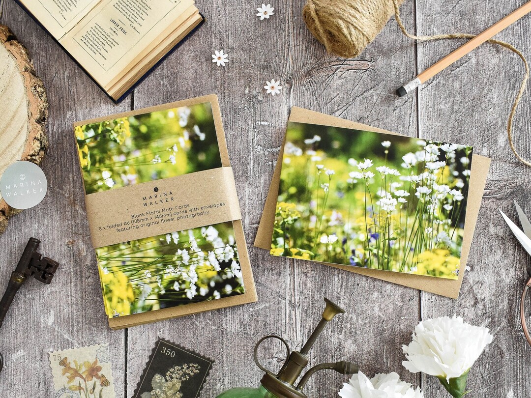 Spring Flowers Greeting Cards: Botanical Photo Note Cards - Etsy
