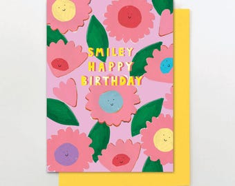 GDN05 - Smiley Happy Birthday