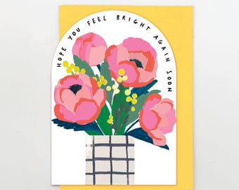 Espero que te sientas bien pronto.