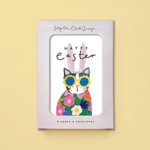 HPP12 - 8er Set Karten - Osterkatze