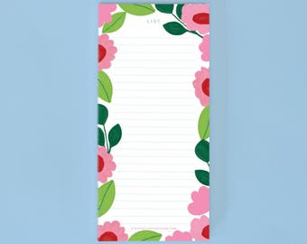 List05 - Shopping List - Floral Border