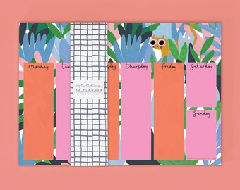 Plan07 - Weekly Planner - Wild Cat