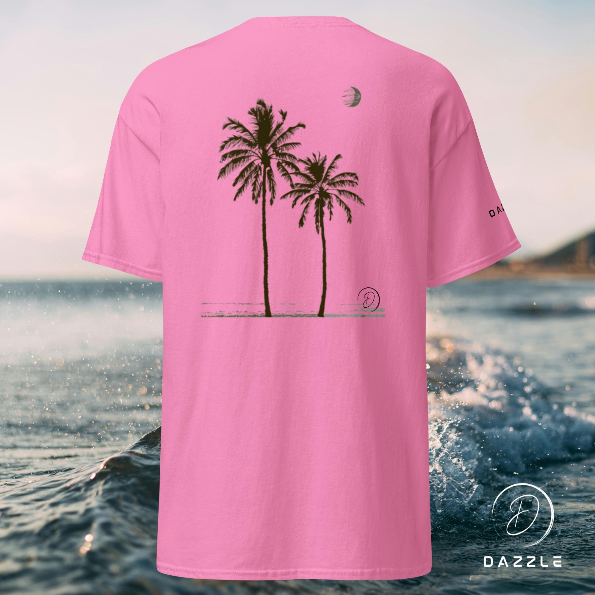 ADSB★PALM TREE RESORT T-SHIRT★暑い夏 雰囲気を出しましょう Palm Tree Beach Shirt, Retro Comfort Colors T-shirt, Trendy