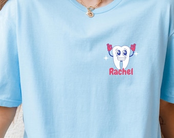 Custom Dental Assistant Shirt – Personalized Dental Life Tee