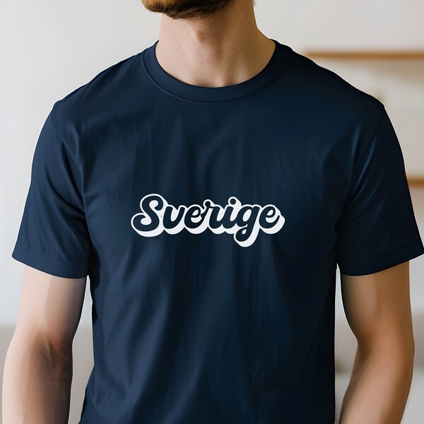 Vintage Sweden Shirt - Stockholm Sweden Souvenir T-Shirt, Sverige Tee for Sweden Lovers, Swedish & Scandinavian Gift, Skandinavien TShirt