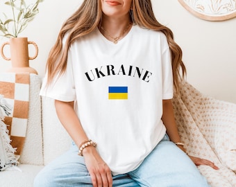 T-shirt Pray for Ukraine - Soutenez l'Ukraine, T-shirt anti-guerre