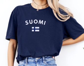 T-shirt Suomi Finland : fierté finlandaise, hygiène nordique