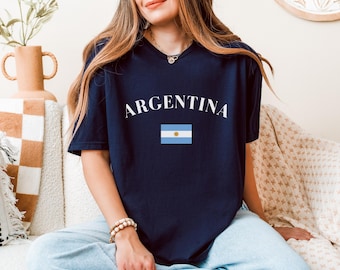 Maglietta con la bandiera dell'Argentina - Buenos Aires, regalo per i tifosi dei Mondiali di calcio
