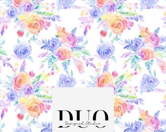 Helle nahtlose Blumenmuster, Blumen Hintergrundmuster, Scrapbook-Muster, Stoffmuster, digitale Papier Download, kommerzielle Nutzung