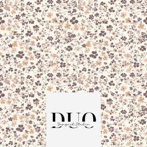 Earthy Ditsy Floral Seamless Pattern, Repeat Surface Background Pattern, Fabric Pattern, Digital Paper Download, Commercial Use