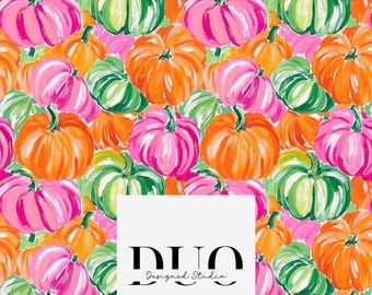 Bemalte Kürbisse Musterdesign, Halloween Hintergrundmuster, Herbst Stoffmuster, hellen Herbst digitales Papier, kommerzielle Nutzung