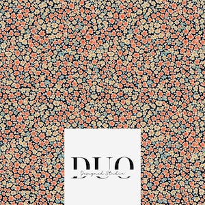 Bright Ditsy Floral Seamless Pattern, Repeat Surface Pattern, Fabric Pattern Digital Paper Download Commercial Licence Non-Exclusive
