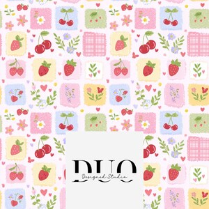 Pastel preppy bloemen patchwork naadloos patroon, naadloze patchwork achtergrond, boho herhalingspatroon, digitale papierdownload commercieel gebruik