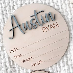 Wooden Lace Newborn Baby Birth Statistic, Hospital Name Sign, Nursery Decor, Baby Shower Gift, Girl Milestone Marker, Coquette Bow Ribbon