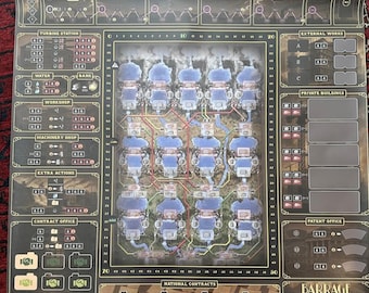 Barrage Playmat including Leeghwater and 5 player boards