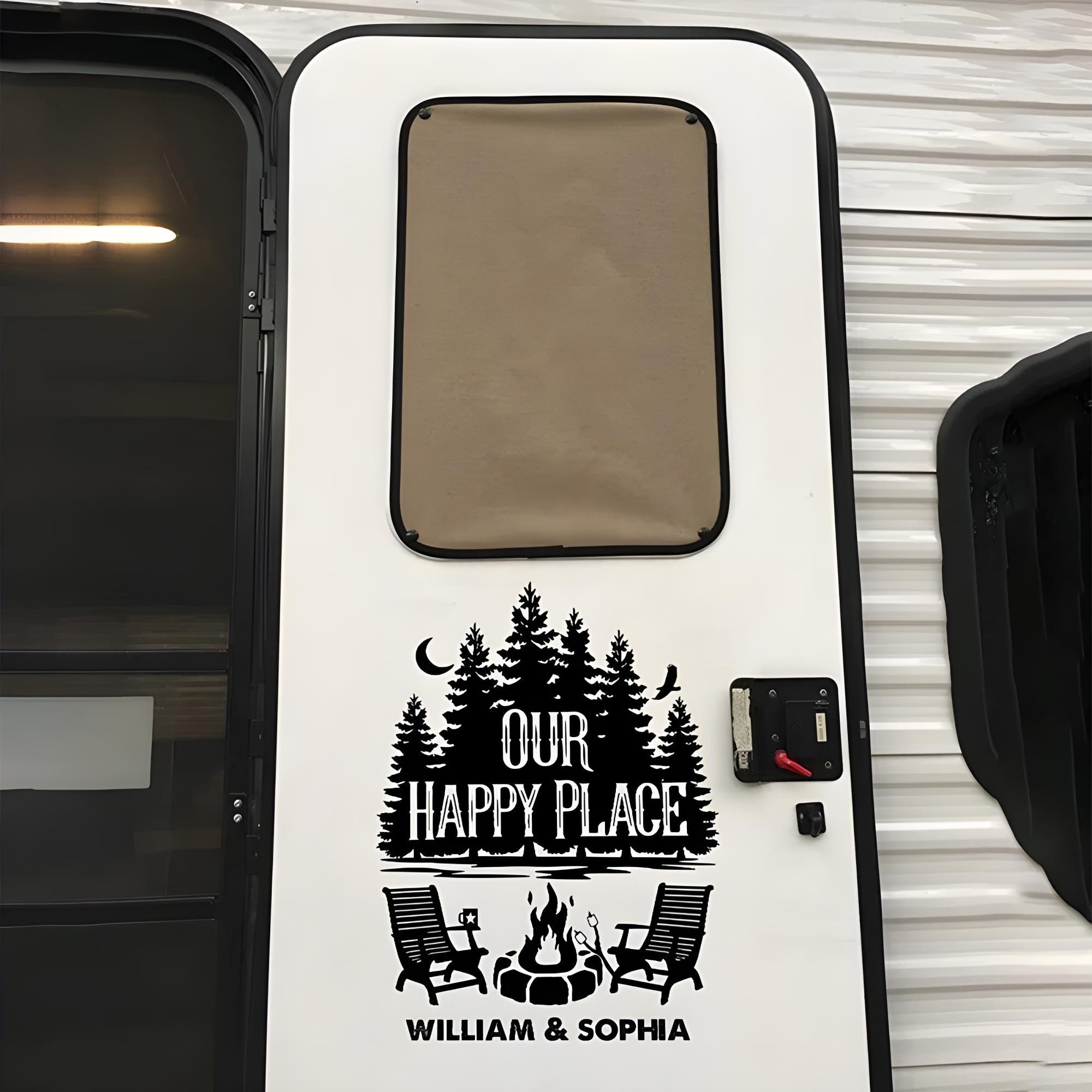 Euro Rv Custom Sticker Design Custom RV Decal - Personalized Camping Gifts for Campers - Our Happy ...