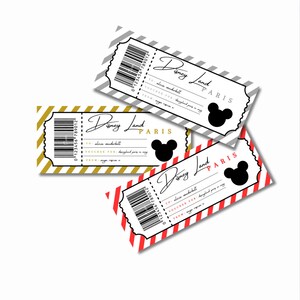 Printable / Digital Disneyland Gift Voucher - Etsy