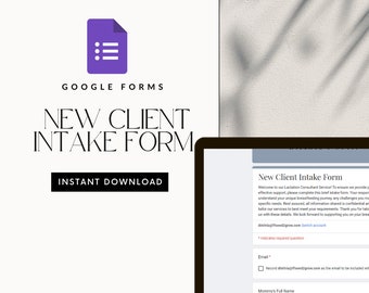 Lactation Consultant New Client Intake Google Form
