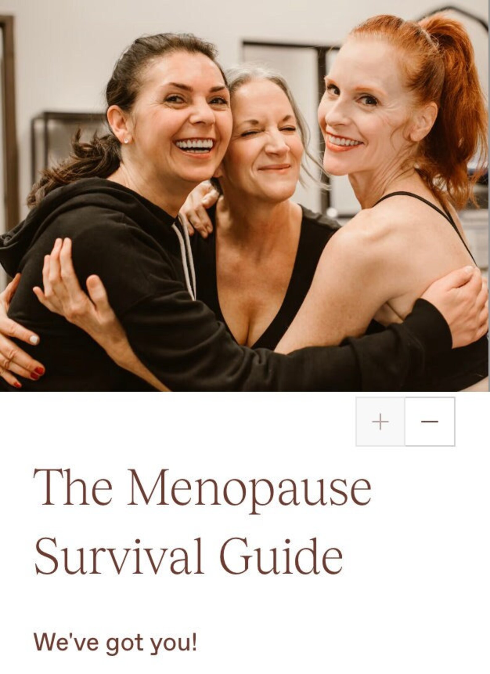 Menopause Survival Guide Symptoms of Menopause and Perimenopause ...