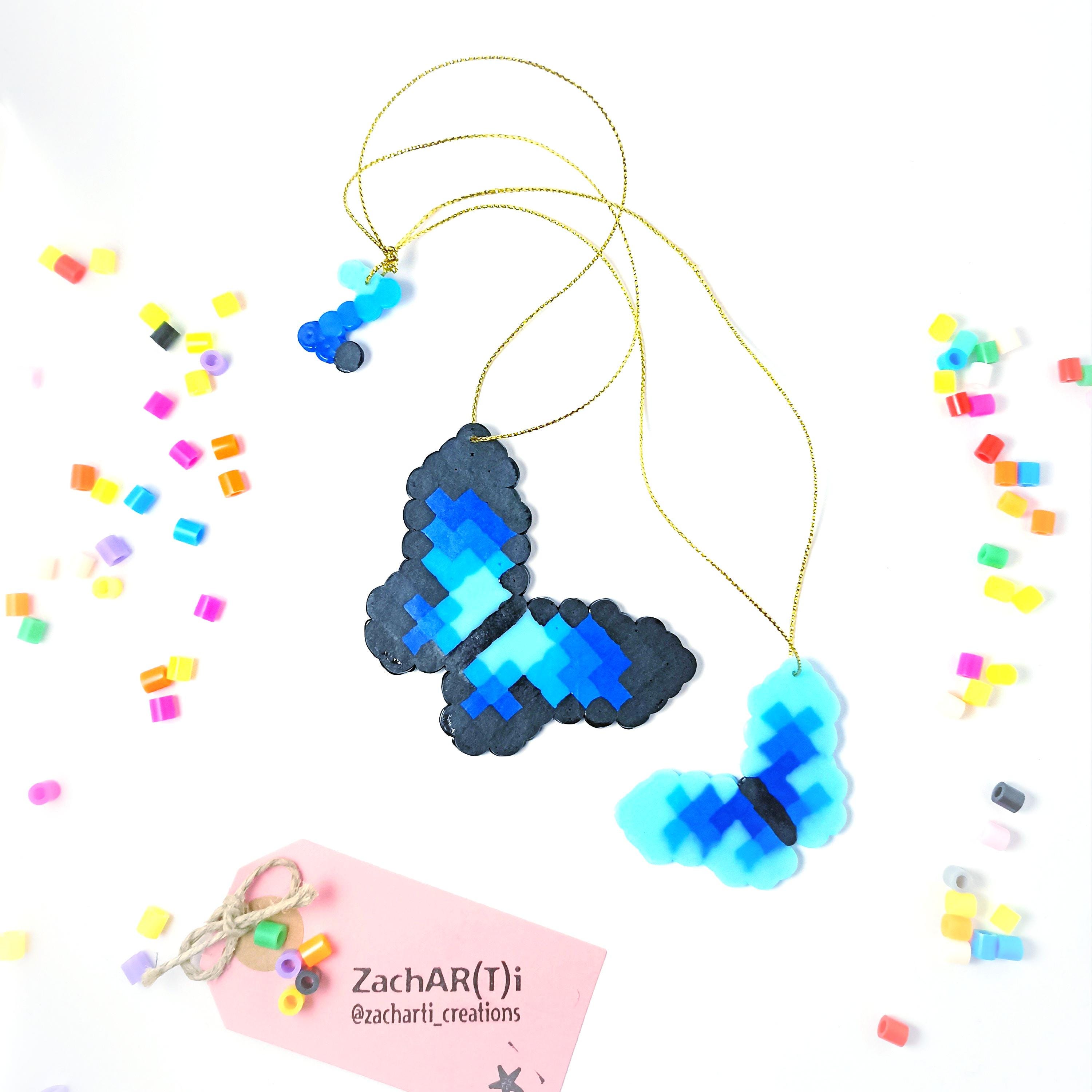 Pixel Handmade Things Double and Single Handmade Pixel Art Butterfly Bookmark - Etsy