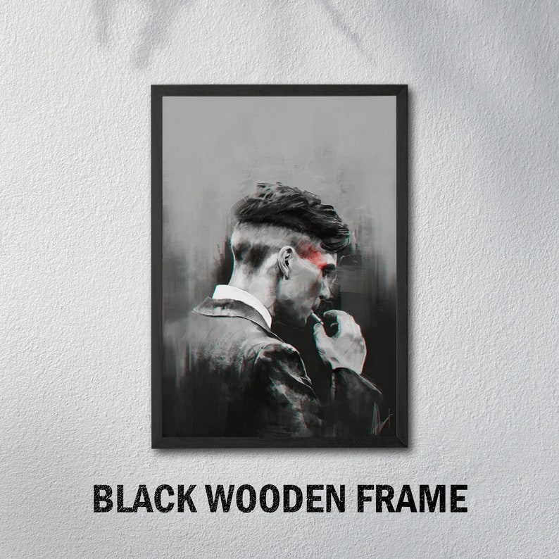 Peaky Blinders Canvas Poster Peaky Blinders Print Tommy Shelby Canvas ...