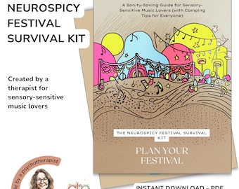 Neurodivergent Festival Planner: ADHD Autism Camping Checklist (Digital Download)