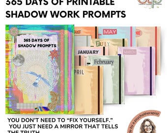 365 Shadow Work Prompts: Daily Journal for Healing (PDF)
