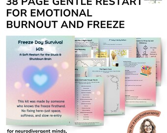 Primeros auxilios emocionales para el síndrome de burnout neurodivergente: herramienta para el desconexión (PDF)