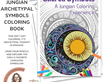 Jungian Symbols Coloring Book: Spiritual Mandala Designs (Digital Download)