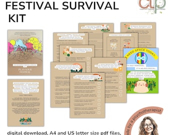 Planer Festiwalu Neuroatypowego: Lista kontrolna sensoryczna dla osób z ADHD i autyzmem (pobranie cyfrowe)
