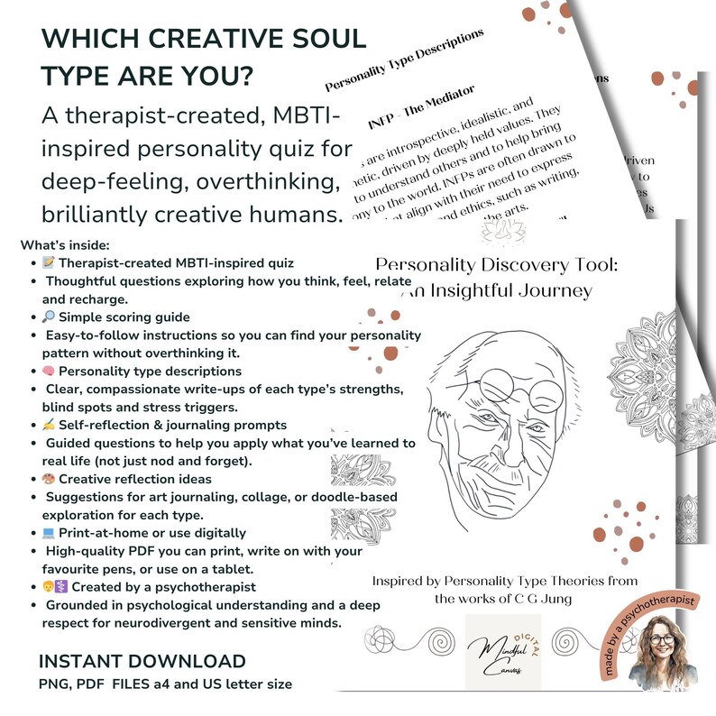 Get to Know Yourself; MBTI Personality Test & Values Exploration Kit ...